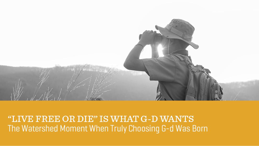 “Live Free or Die” Is What G-d Wants