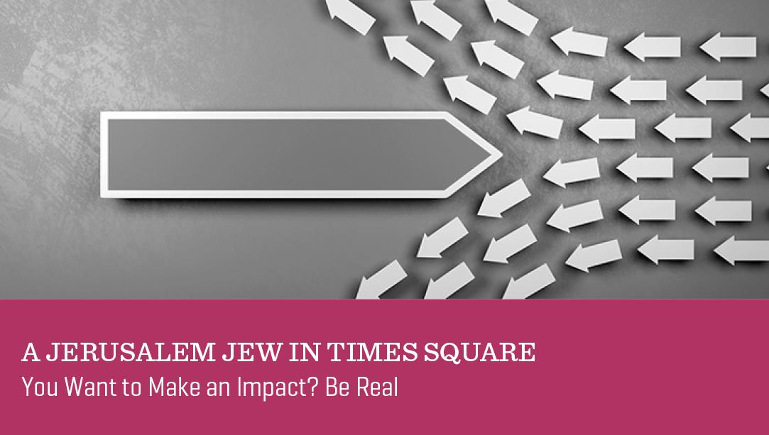 A Jerusalem Jew in Times Square